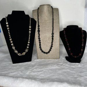 Lot of 3 Vintage Necklaces  Beaded Jewelry